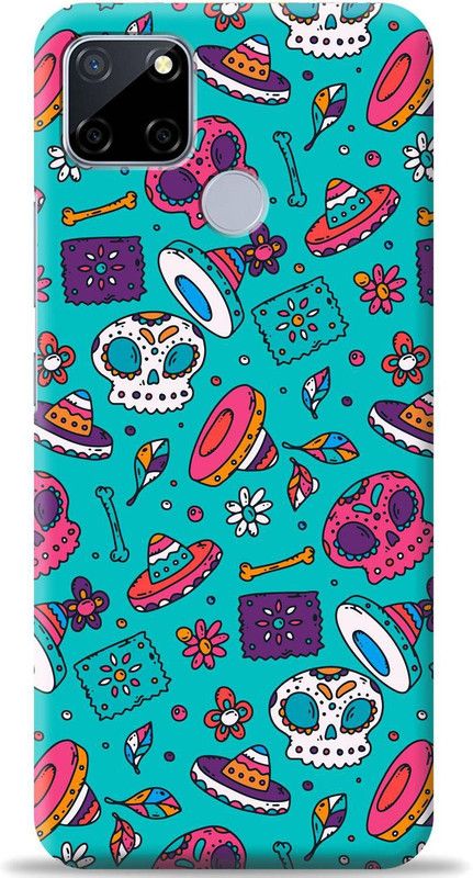 Crafter Back Cover for Realme C25  (Blue, Shock Proof, Pack of: 1)