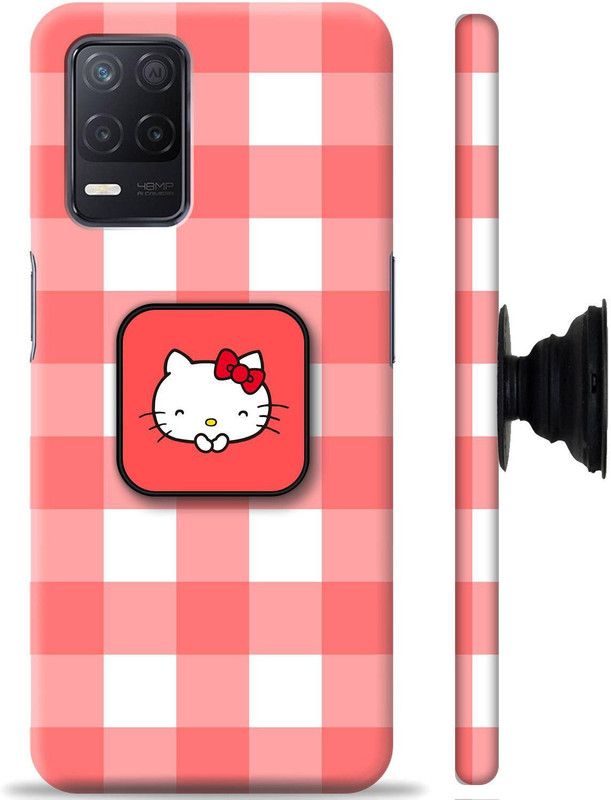 Dreamer Back Cover for Realme 9 5G  (Pink, White, Pack of: 2)