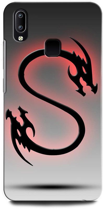 INTELLIZE Back Cover for Vivo V9 Youth 1727 S, S LETTER, S ALPHABET, DESIGN  (Multicolor, Hard Case, Pack of: 1)