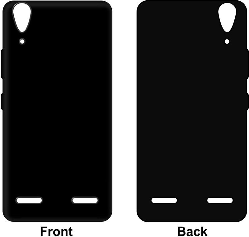 CASE CREATION Back Cover for Lenovo A6000 5.00-inch  (Black, Grip Case, Silicon, Pack of: 1)