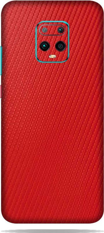Jeeva Creation Redmi 10 x pro Mobile Skin  (Ultra Super Red Carbon Fiber With High Matte Finish.)