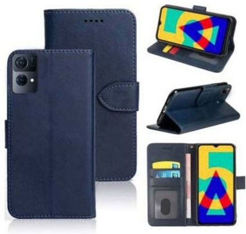 RharanxyN Back Cover for OPPO Reno7 Pro 5G in Cases & Covers  (Blue, Magnetic Case, Pack of: 1)
