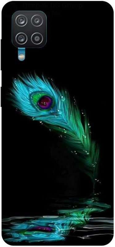 THE NARAYANA COLLECTIONS Back Cover for SAMSUNG GALAXY F12-MOR,PANKH,KARSHNA,KRISHNA,BANSURI  (Multicolor, Hard Case, Pack of: 1)