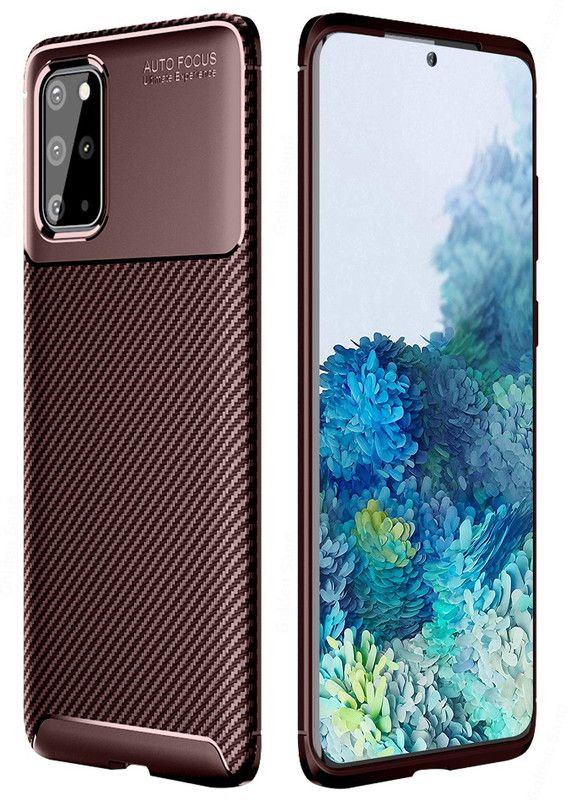Golden Sand Back Cover for Samsung Galaxy S20 Plus  (Brown, Shock Proof)