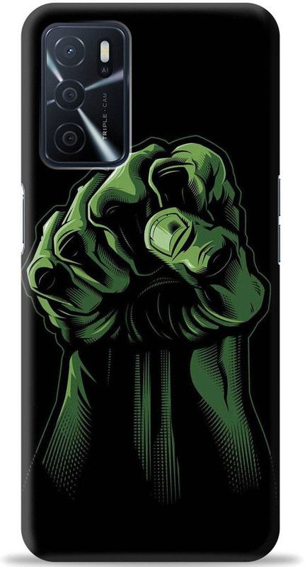 Dreamer Back Cover for Oppo A16  (Green, Shock Proof, Pack of: 1)