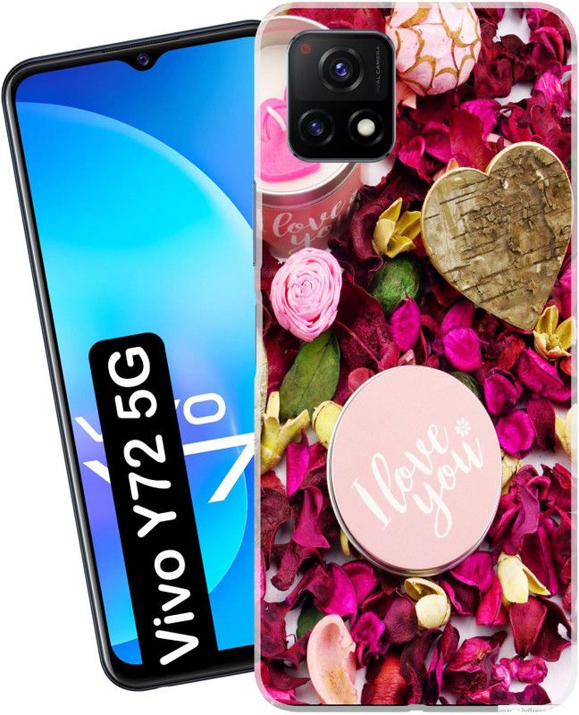 kudia Back Cover for Vivo Y72 5G  (Multicolor, Dual Protection, Silicon, Pack of: 1)