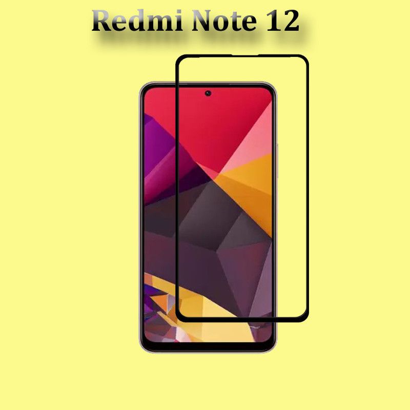 INFINITYWORLD Edge To Edge Tempered Glass for Redmi Note 12, REDMI Note 12 (6.67)  (Pack of 1)