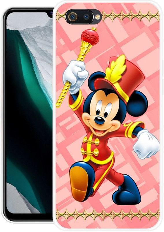 SIMAWAT Back Cover for Realme C2  (Multicolor, Grip Case, Silicon)