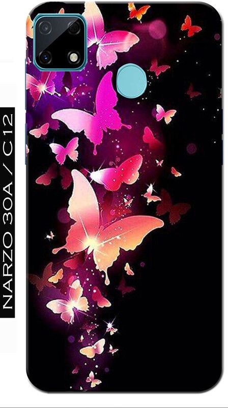 BIVAX Back Cover for REALME NAZRO 30A / REALME C12  (Multicolor, Grip Case, Silicon, Pack of: 445)