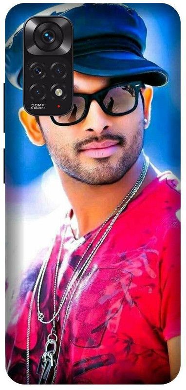 Yoprint Back Cover for Redmi Note 11 5G Allu Arjun Printed cover  (Multicolor, Hard Case, Pack of: 1)