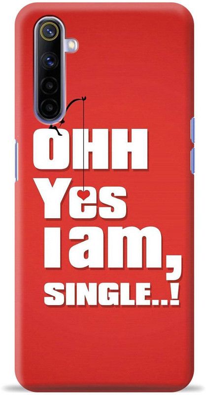 Crafter Back Cover for Realme 6  (Red, Shock Proof, Pack of: 1)