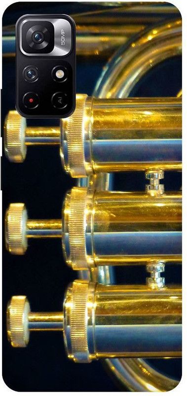 Bluvver Back Cover for POCO M4 Pro 5G, MZB0BGVIN, Printed Brass Back Cover  (Multicolor, Hard Case, Pack of: 1)