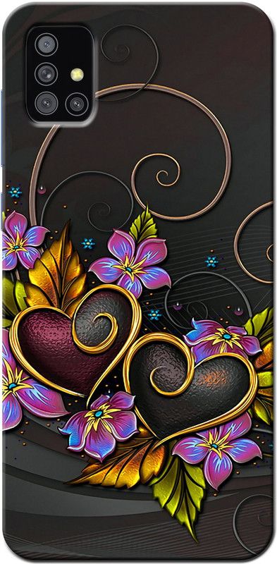 Cooldone Back Cover for Samsung Galaxy A51  (Multicolor, Grip Case, Silicon, Pack of: 1)