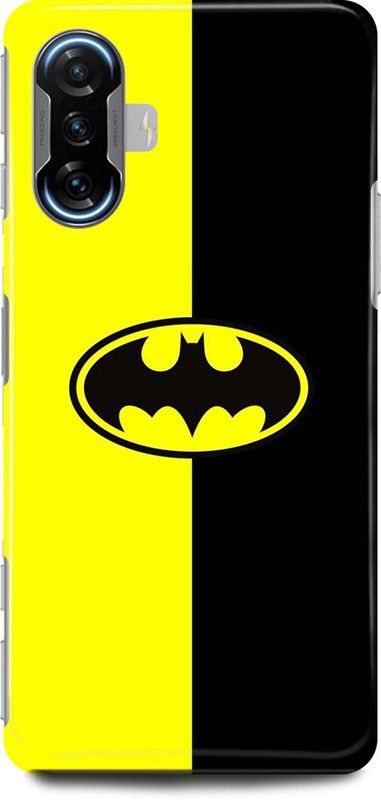 play fast Back Cover for POCO F3 GT BAT, BATMAN, LOGO, DESIGN  (Multicolor, Hard Case, Pack of: 1)