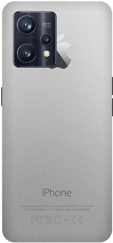 PICHKU Back Cover for REALME 9 PRO PLUS-RMX3392-APP-LE,SIGN,EMBLEM,DESIGN,I,PHONE,SPORTS,NIKE  (Grey, Hard Case, Pack of: 1)