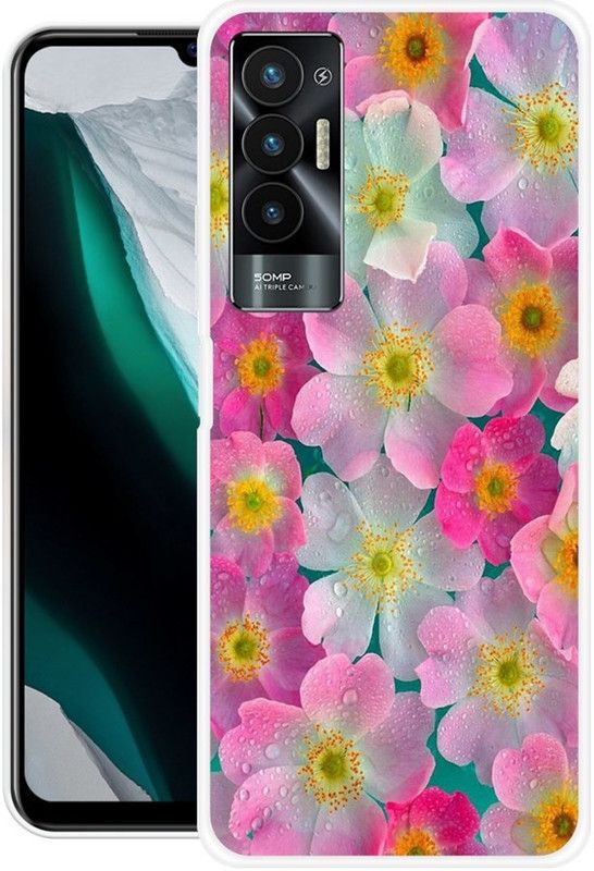 REALKING Back Cover for Tecno Pova 5G  (Multicolor, Grip Case, Silicon)