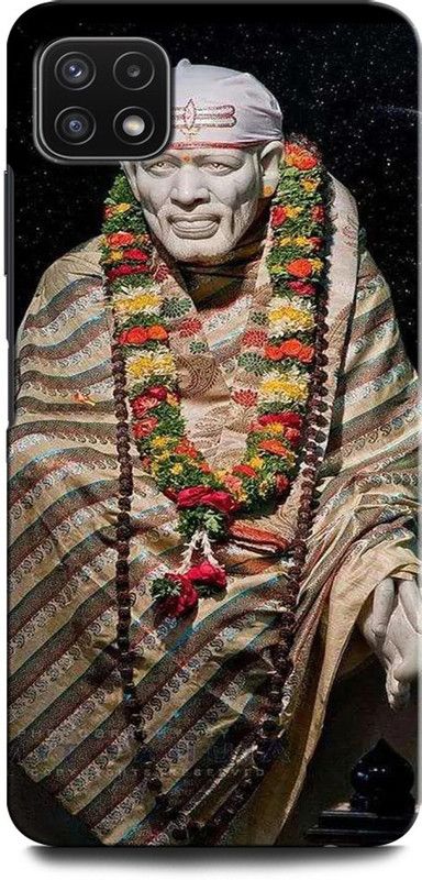 GRAFIQE Back Cover for SAMSUNG Galaxy F42 5G OM SAI BABA, OM SAI, OM SAI RAM, SAIBABA, GOD  (Multicolor, Shock Proof, Pack of: 1)