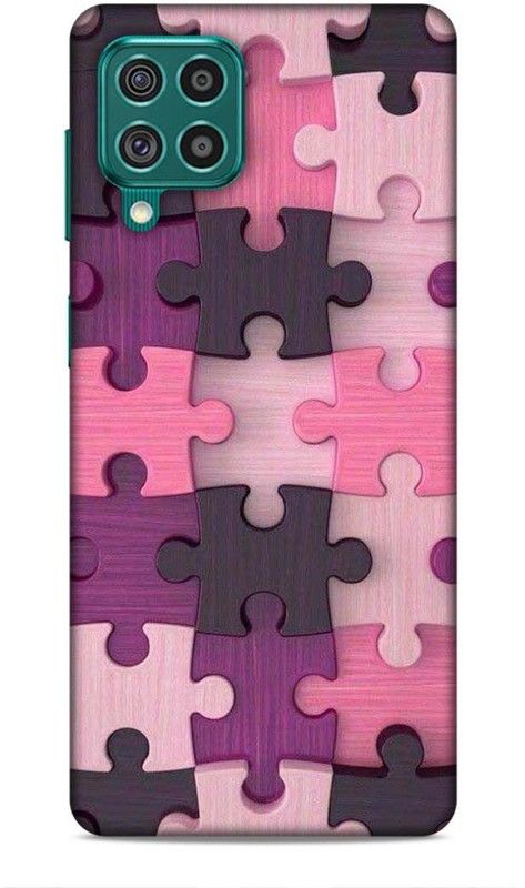 Samsidhi Back Cover for Samsung Galaxy F62  (Pink, Purple)
