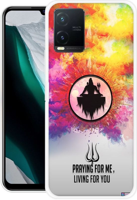 redfly Back Cover for Vivo T1x  (Multicolor, Grip Case, Silicon)