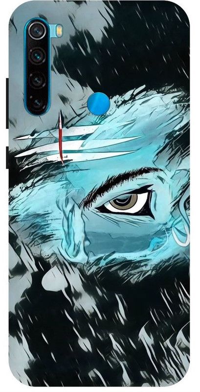 PICHKU Back Cover for REDMI NOTE 8-M1908C3JH-SHIV,JI,SHIVA,SHAMBHU,MAHAKAL,BHOLENATH,TRISHOOL,OM,AGHORI,KEDARNATH  (Green, Hard Case, Pack of: 1)