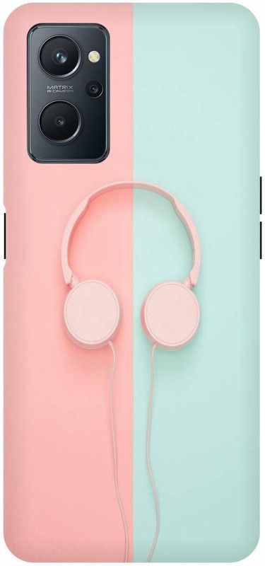 COVERJET Back Cover for OPPO K10- CPH2373-HEADPHONE- EARPHONE- MUSIC- LOVER  (Green, Hard Case, Pack of: 1)