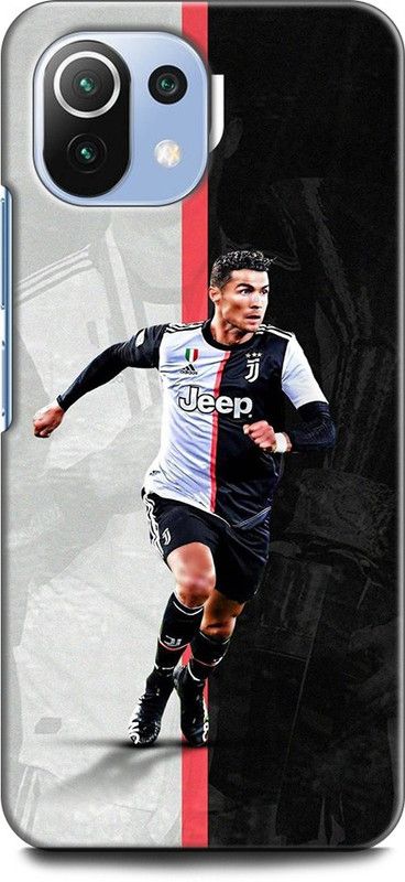 WallCraft Back Cover for Xiaomi 11Lite NE CRISTIANO, RONALDO, CR-7, REAL MADRID, FOOTBALL, JERSEY, SPORTS  (Multicolor, Dual Protection, Pack of: 1)