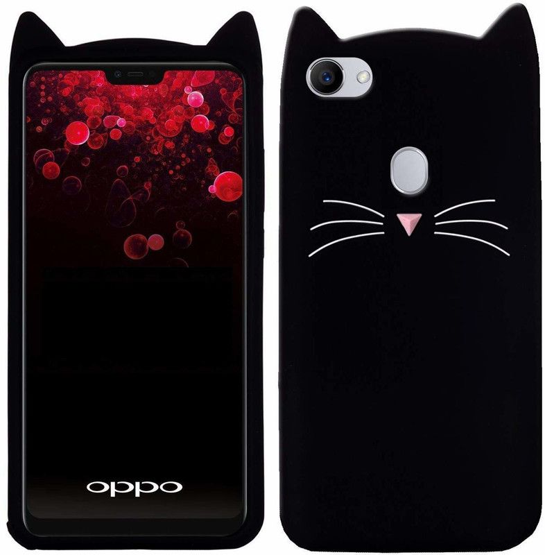 UNQMobi Back Cover for Oppo F5  (Black, 3D Case, Pack of: 1)