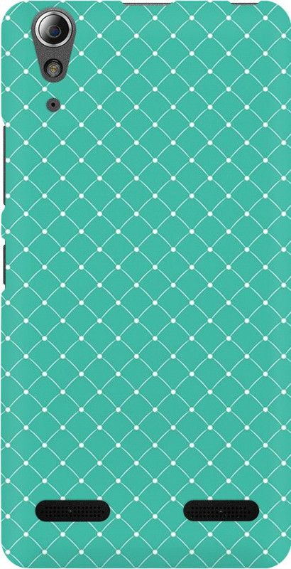Coberta Case Back Cover for Lenovo A6000  (Green, White, Hard Case, Pack of: 1)