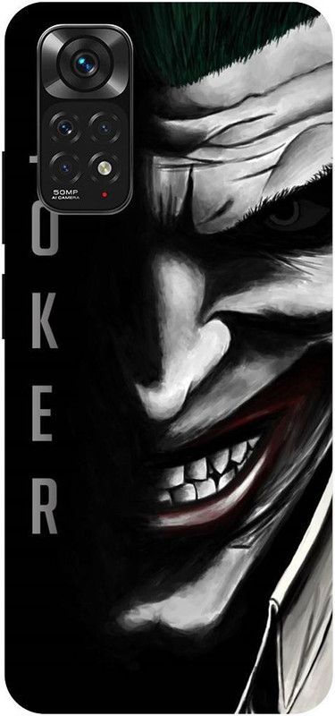 THE NARAYANA COLLECTIONS Back Cover for REDMI NOTE 11s-JOKER,DEVIL,SMILE,OLD,NEW,JOKER  (Multicolor, Hard Case, Pack of: 1)