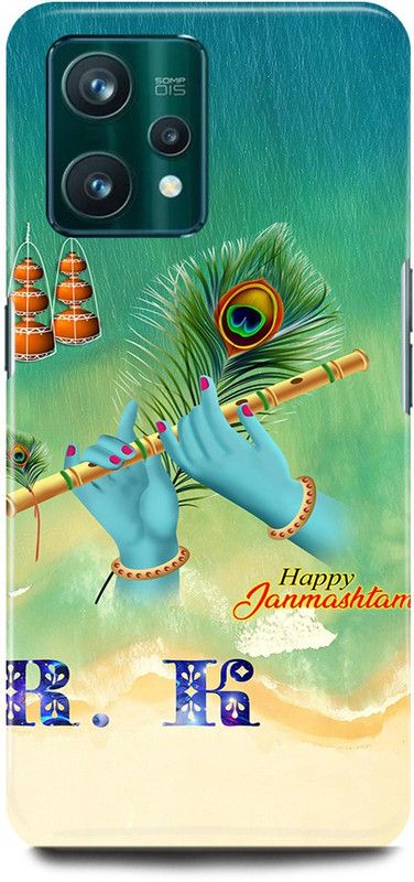 play fast Back Cover for Realme 9 Pro Plus 5G KRISHAN, KRISHNA, KANHAIYA, FLUTE  (Green, Hard Case, Pack of: 1)