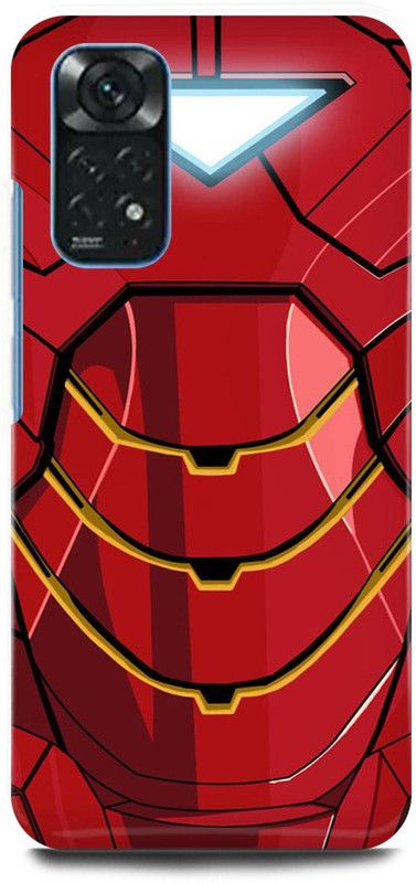 play fast Back Cover for POCO M4 Pro IRON, MAN, AVENGER, AVENGERS, 3000  (Red, Hard Case, Pack of: 1)