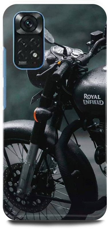play fast Back Cover for POCO M4 Pro ROYAL, ENFIELD, BULLET, BIKE, LOVER, RACER  (Black, Hard Case)