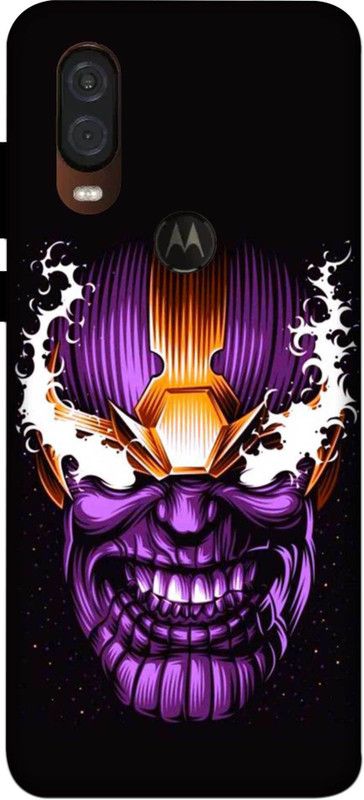 NDCOM Back Cover for Motorola One Vision Thanos Marvel Printed  (Multicolor, Hard Case, Pack of: 1)