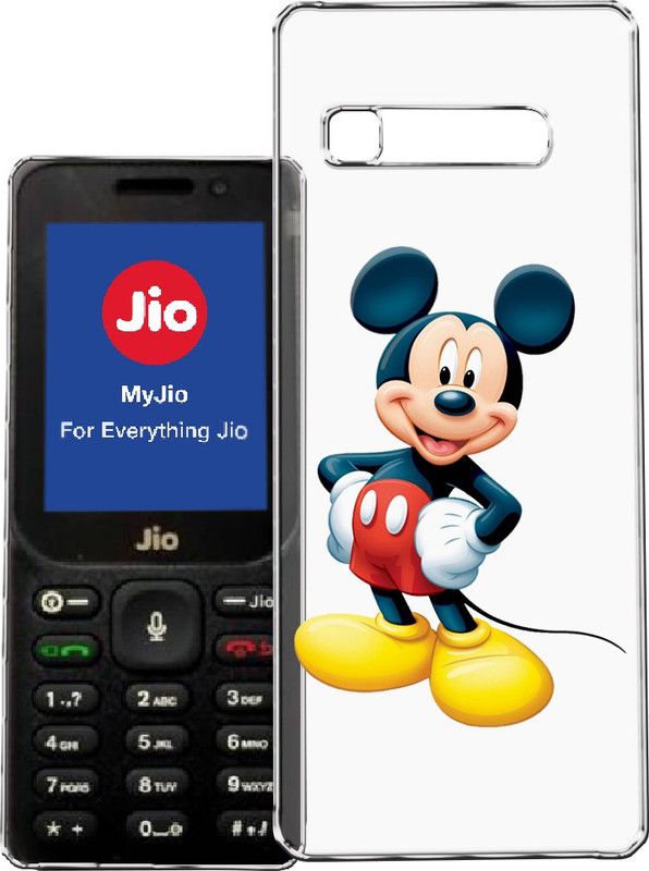 HANIRY Back Cover for Jio F320 / f320 mobile cover | MICKY MOUSE | Design | PNG_16  (Multicolor, Flexible, Silicon, Pack of: 1)