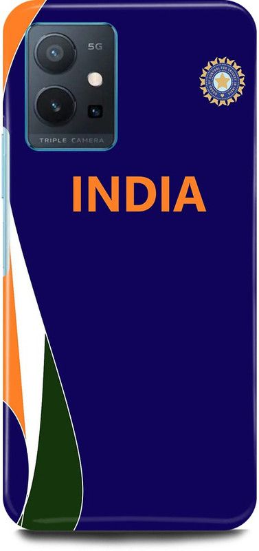 play fast Back Cover for Vivo T1 5G, V2141 INDIA, JERSY, TEAM  (Blue, Hard Case, Pack of: 1)