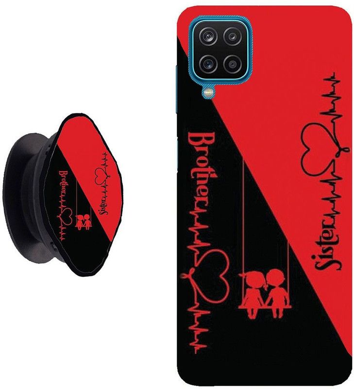My Swag Back Cover for Samsung Galaxy M32  (Black, Red, Grip Case, Pack of: 2)