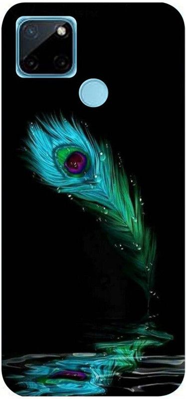 Golden Mask Back Cover for Sky Hawk Back Cover For Realme C21Y Pink Fish  (Multicolor, Waterproof, Silicon, Pack of: 1)