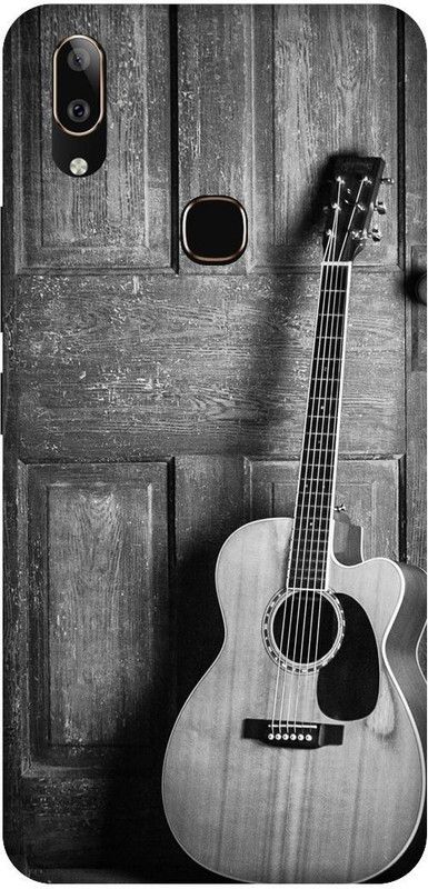 KARJUN Back Cover for Vivo V9, Guitar Multicolour Printed  (Multicolor, Hard Case)