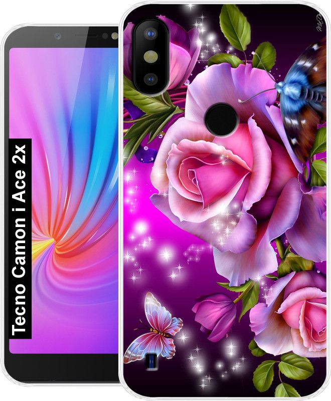 Tokito Back Cover for Tecno Camon I Ace 2x  (Multicolor, Grip Case, Silicon, Pack of: 1)