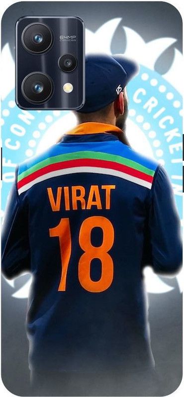 softcrash Back Cover for Realme 9Pro 5G VIRAT, KOHLI, KINGKOHLI, PLAYER, CRICTER  (Multicolor, Pack of: 1)