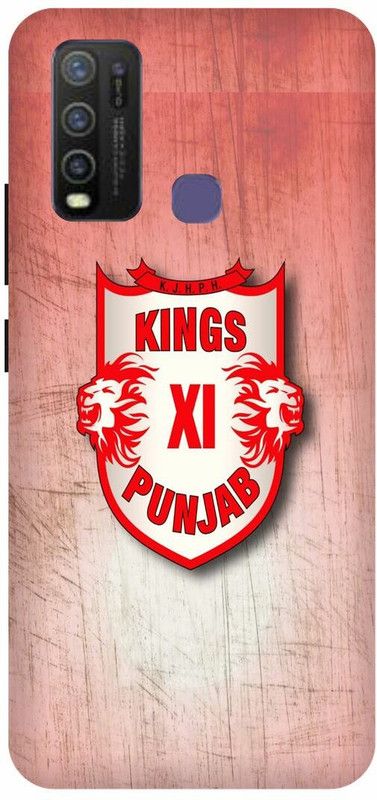 FRONK Back Cover for vivo Y50, vivo 1935, KINGS, 11, ELEVEN, PUNJAB, IPL, TEAM, LOGO  (Red, Hard Case, Pack of: 1)