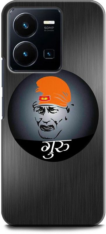 WallCraft Back Cover for Vivo Y35, V2205 OM SAI BABA, OM SAI, OM SAI RAM, SAIBABA, GOD  (Multicolor, Dual Protection, Pack of: 1)