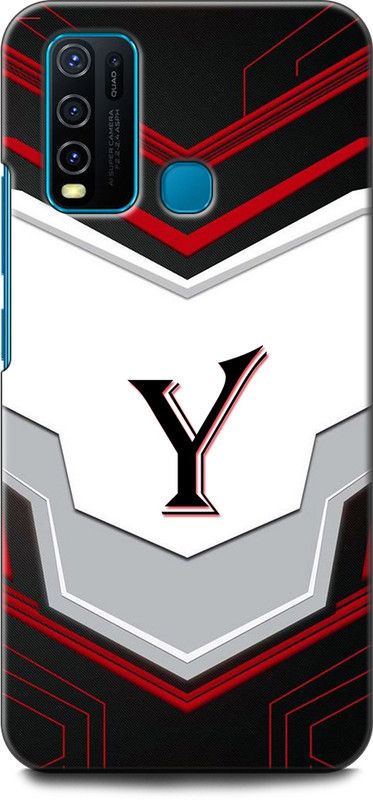 Dronk Back Cover for Vivo Y30 Y, Y LETTER, Y NAME, Y ALPHABET, ALPHABET  (Multicolor, Dual Protection, Pack of: 1)