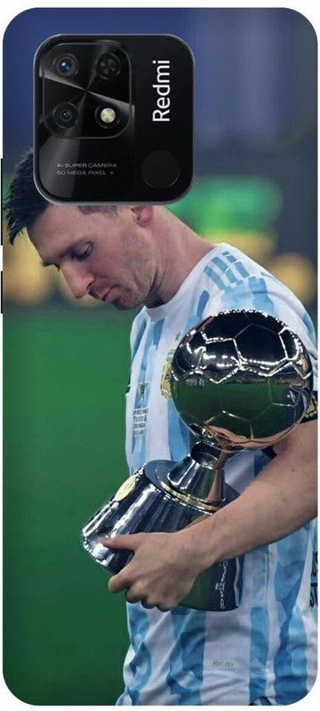 play fast Back Cover for REDMI 10 Power, LIONEL, MESSI, ARGENTINA, CUP, 10, MESSI  (Blue, Hard Case, Pack of: 1)