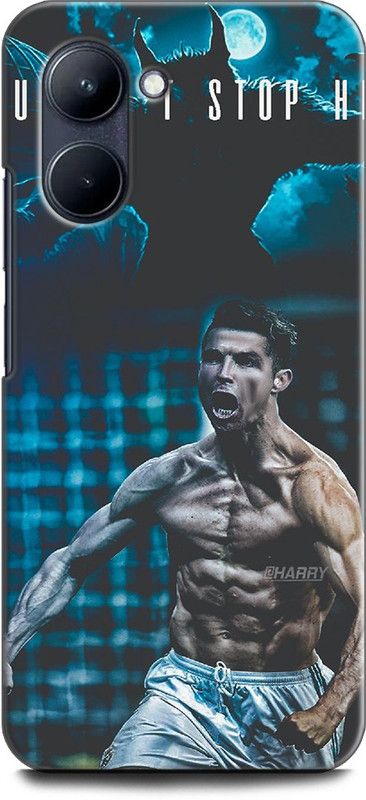 WallCraft Back Cover for Realme C33, RMX3624 CRISTIANO RONALDO, REAL MADRID, FOOTBALL  (Multicolor, Dual Protection, Pack of: 1)