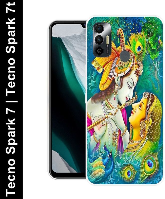 Aabra Back Cover for Tecno Spark 7, Tecno Spark 7T  (Multicolor, Flexible, Silicon, Pack of: 1)
