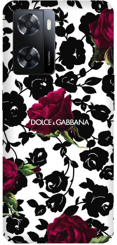 DBR SAFE Back Cover for OPPO A 57e, CPH23870, DOLCE, &, GABBANA, LOGO  (Multicolor, Hard Case, Pack of: 1)