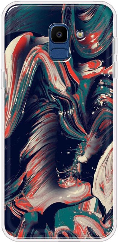 Oye Stuff Back Cover for Samsung J6  (Multicolor, Grip Case, Silicon, Pack of: 1)