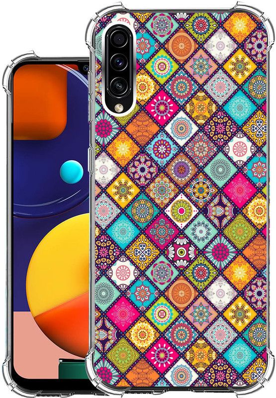 ONLITE Back Cover for Samsung Galaxy A50s  (Multicolor, Shock Proof, Silicon, Pack of: 1)