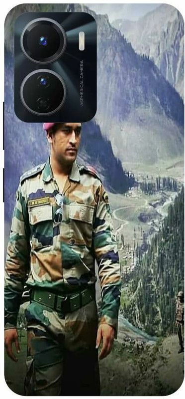 COVERJET Back Cover for VIVO Y16-INDIAN- ARMY- LOVER- SOLDIER- MAN  (Brown, Hard Case, Pack of: 1)
